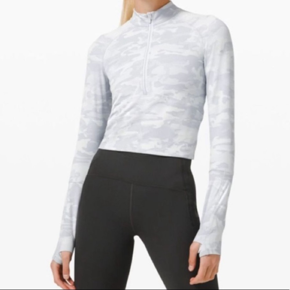Lululemon Jacquard Alpine Pace Pursuit Long Sleeve